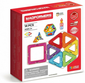 Klocki magnetyczne. 14 elementów. Magformers. 30693