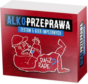 Alkoprzeprawa. Zestaw 5 gier imprezowych