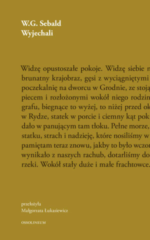 Wyjechali. Sebald
