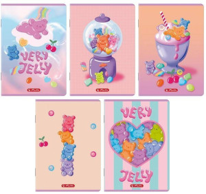 Zeszyt A5/32K linia podwójna Jelly HERLITZ