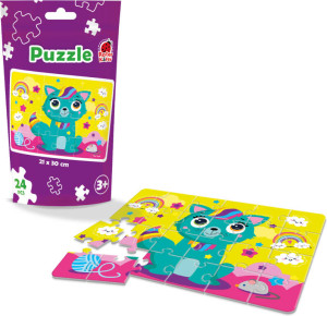 Puzzle edukacyjne - Bajkowy kot
