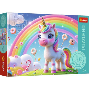 Puzzle 60 Cukierkowy świat TREFL