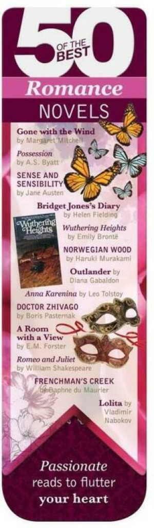 50 BEST - Romance - magnetyczna zakładka do książk