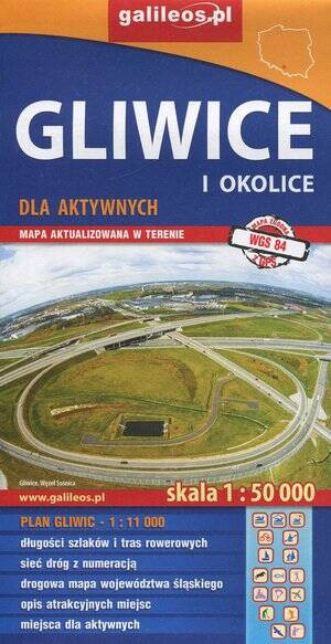 Mapa dla aktywnych - Gliwice i okolice 1:50 000