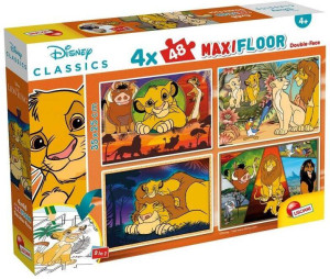 Puzzle Maxifloor 4x48 Disney Król Lew