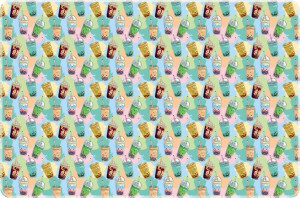 Podkład na biurko 58x38 bubble tea