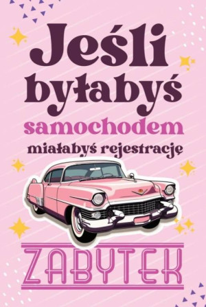 Karnet Urodziny Samochód zabytkowy damski