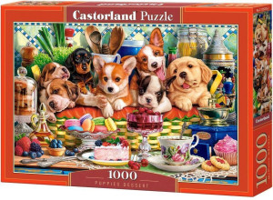 Puzzle 1000. Puppies Dessert