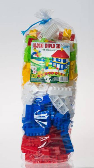 Klocki DIPLO 3D 233 elementy