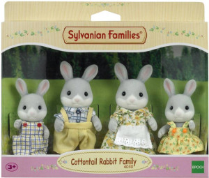 Rodzina szarych króliczków. Sylvanian Families