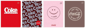Zeszyt A5/60K kratka M Hybrid Coca Cola (10szt)