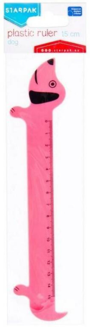 Linijka. Piesek 15cm
