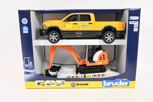 BRUDER AUTO DOGDE RAM 2500 SERVICE KOPARKA WB2