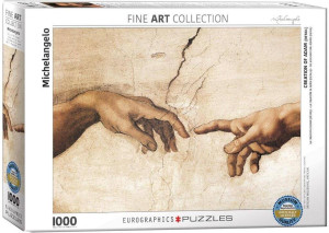 Puzzle 1000. Stworzenie Adama. Michał Anioł