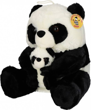 PLUSZAK PANDA 28CM Z MLODYM DE