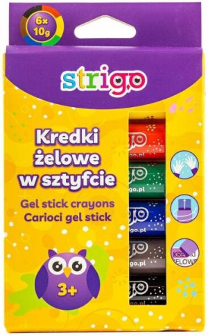 Strigo. Kredki żelowe w sztyfcie