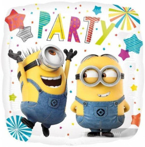 Balon foliowy Minions Party 46cm