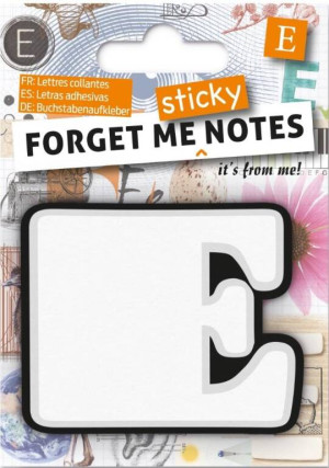 Notes. Kartki samoprzylepne litera E