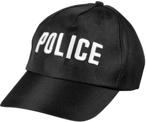Czapka z daszkiem Policja czarna