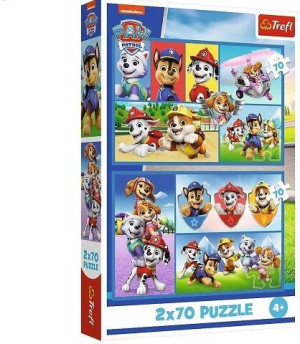 Puzzle 2x70 Psi Patrol rządzi TREFL