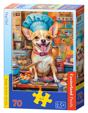 Castor. Puzzle 70. Dog Chef