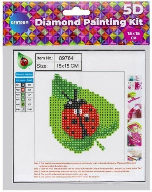 Diamentowa mozaika 5D - Biedronka 15x15 89764