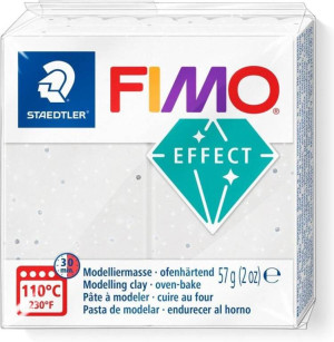 Masa termoutwardzalna Fimo 57g biały granit