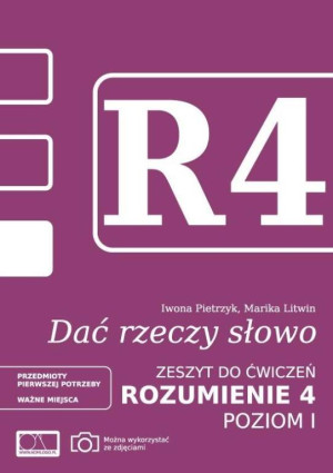 Dać rzeczy słowo. Rozumienie 4. Poziom 1