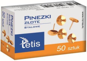 Pinezki złote