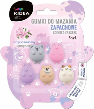 Gumki do mazania zapachowe 5szt KIDEA