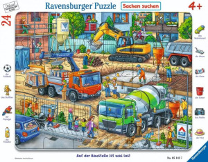 Puzzle 24 Construction Site Frame