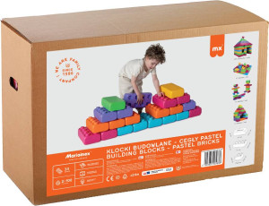Klocki Budowlane Cegły 33 Pastel
