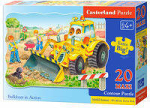 Puzzle 20 maxi. Spychacz 02139