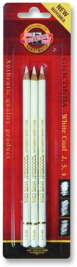 Węgiel biały w drewnie (2,3,4), 3 sztuki