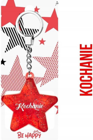 Brelok gwiazdka Kochanie