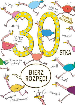 Karnet A5 30 urodziny