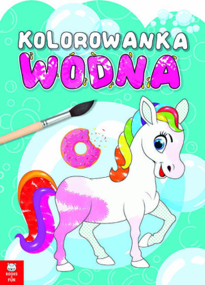Kolorowanka wodna kucyki