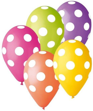 Balony Gemar Grochy MIX 5 szt
