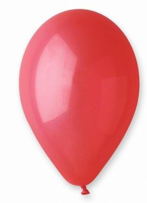 Balony pastelowe czerwone 30cm