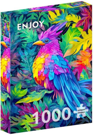 Puzzle 1000 Kolorowy kardynał