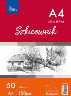 Szkicownik A4 150g 50ark