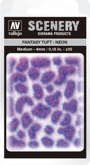 Vallejo: SC430 - Scenery - Fantasy Tuft - Neon (4 mm x 35)