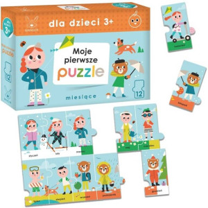 Kangur. Moje pierwsze Puzzle. Miesiące