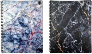 Brulion Marble. A4/100K kratka. 5 sztuk