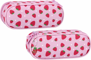 Piórnik saszetka 1zamek Fruits Truskawka