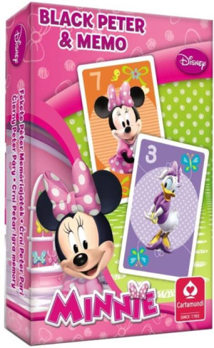 Karty do gry w piotrusia. Myszka Minnie