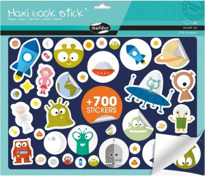 Zestaw naklejek Maxi Book Stick Kosmos