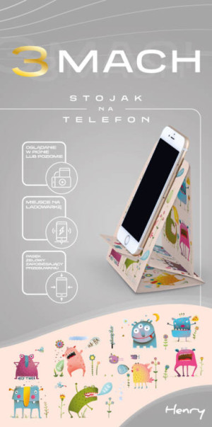 Stojak na telefon Potwory 3MACH