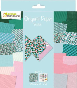Papier origami 20x20cm Scales