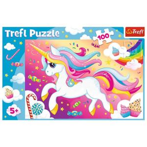 Puzzle 100. Piękny Jednorożec TREFL